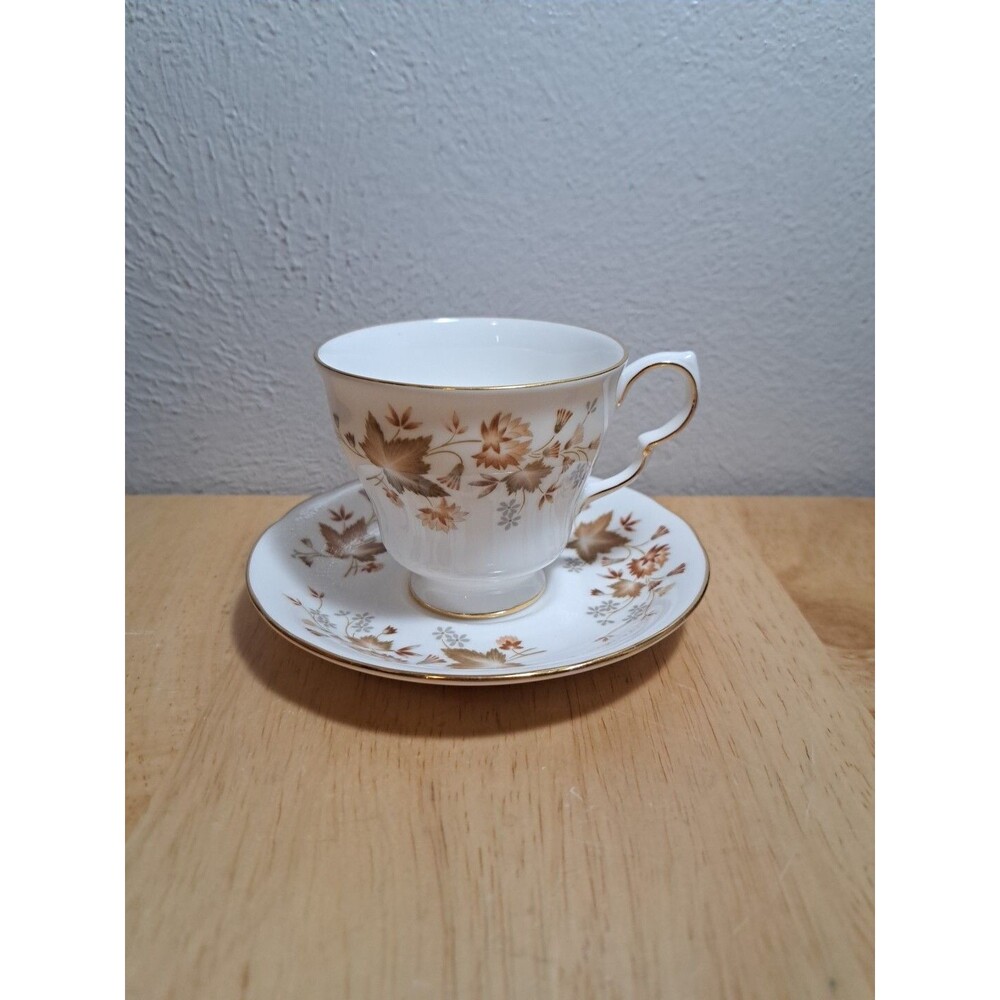 Colclough Bone China Autumn Leaves Teacup & Saucer